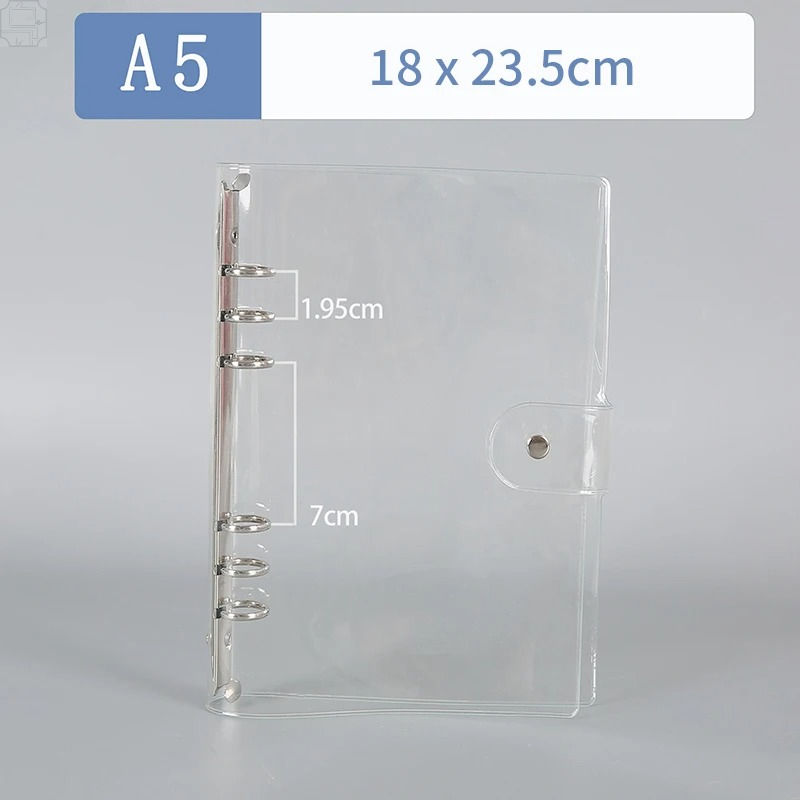 AliExpress Glitter Transparent A5 Ring Binder Folder, view 2