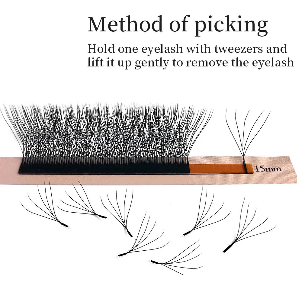 AliExpress W-Style Premade Fan Eyelash Extensions, view 5