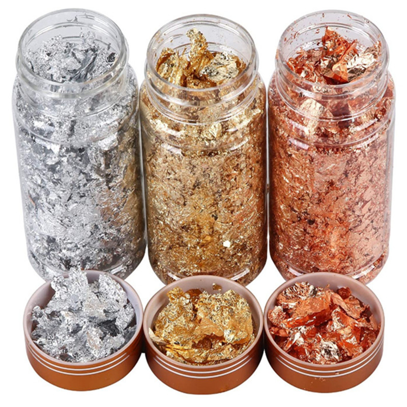 AliExpress Gold and Silver Foil Flakes for Resin Crafts