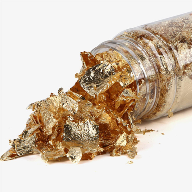 AliExpress Gold and Silver Foil Flakes for Resin Crafts, view 2