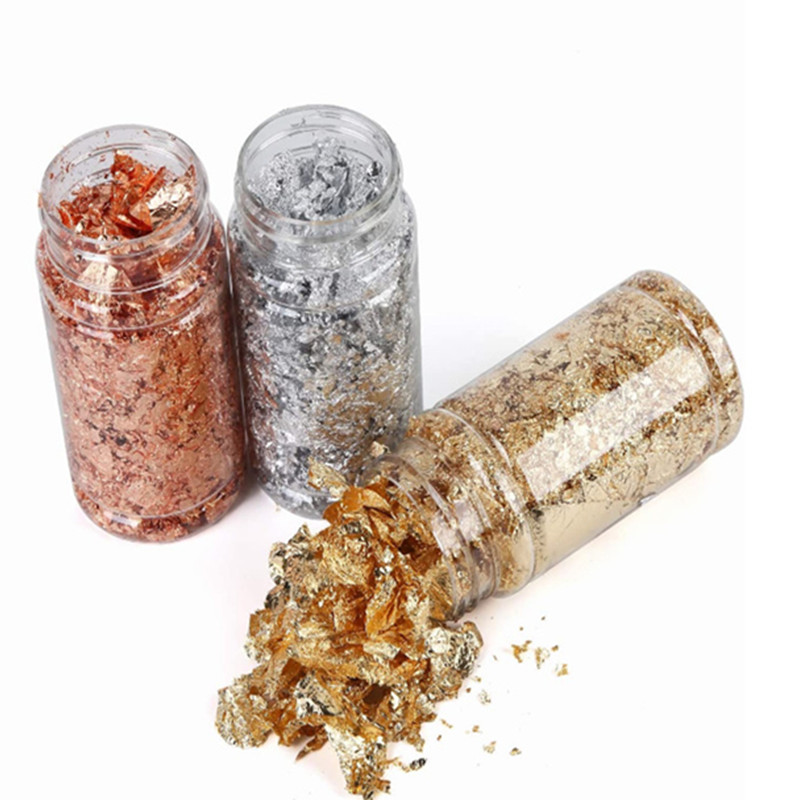 AliExpress Gold and Silver Foil Flakes for Resin Crafts, view 6