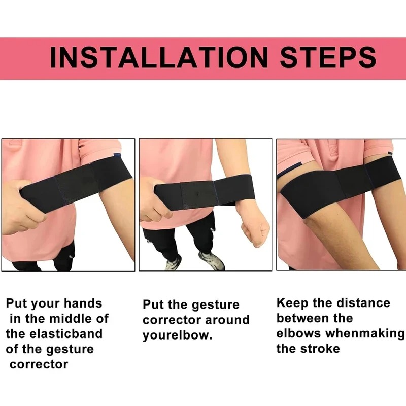 AliExpress Golf Swing Trainer Posture Corrector Band for Beginners Arm Hand Motion Exercise Tension Elastic Fitness Equipmen, view 3