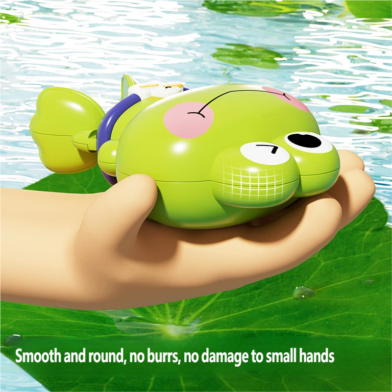 AliExpress Gowinbaby Clockwork Frog Bath Toy Kids Floating Swimming Frog Children Bathtub Play Toy, view 5