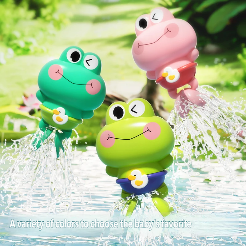 AliExpress Gowinbaby Clockwork Frog Bath Toy Kids Floating Swimming Frog Children Bathtub Play Toy, view 6