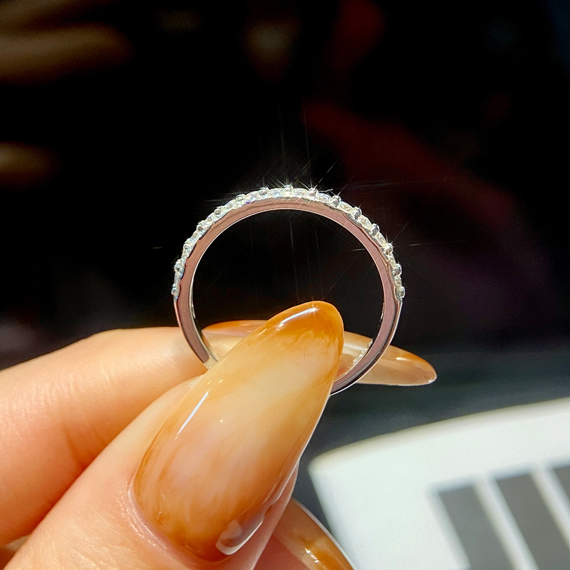 AliExpress GRA-Tested Moissanite Crown Ring in 925 Silver, view 3