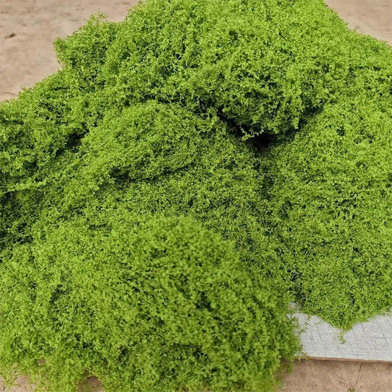 AliExpress Green Fake Moss DIY Crafts Grass Artificial Moss Faux Preserved Moss Green Plant Home Room Garden Decor Landscape Fake Grass, view 2