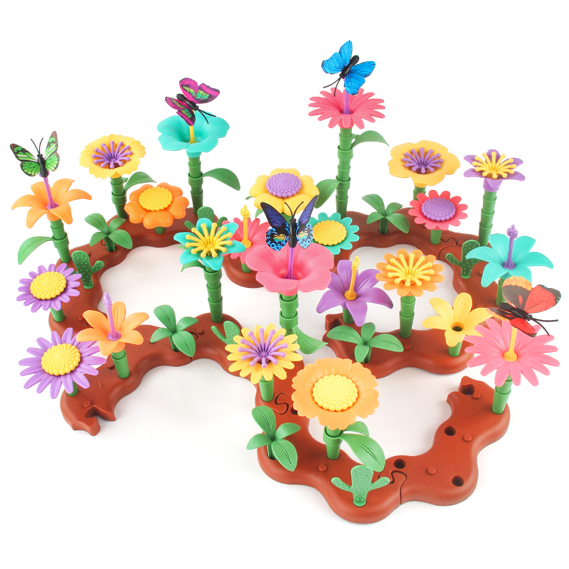AliExpress Grow Their Imagination with STEM Educational Flower Garden Building Toy - Perfect Gift for 3-7 Year Old Boys & Girls!, view 3
