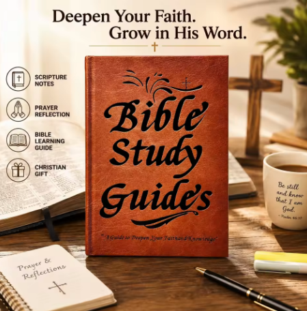 AliExpress Guided Scripture Study Journal Devotional Notebook Book-by-Book Note Taking Prayer Reflection Workbook, view 2
