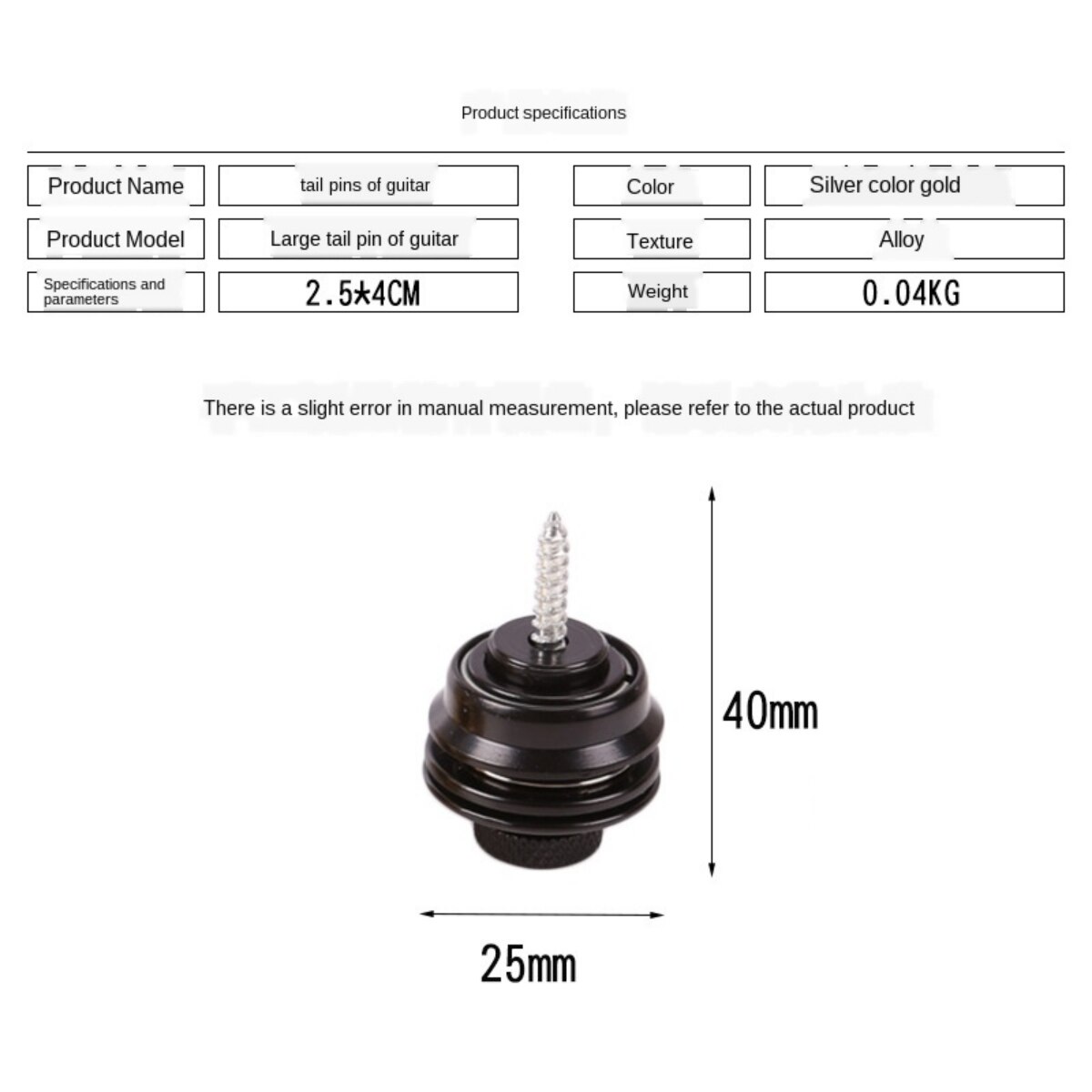 AliExpress Guitar Strap Lock 1 PCS Heavy Duty Metal Button Security Straplock for Electric Acoustic Guitar Bass Ukulele, view 4