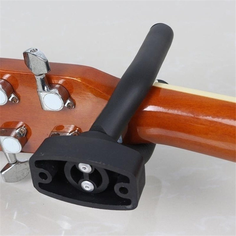 AliExpress Guitar Wall Mount Hanger Hook Acoustic Electric Bass Guitar Wall Hook Hanger Black Metal Holder Hanger 1 Pack, view 5