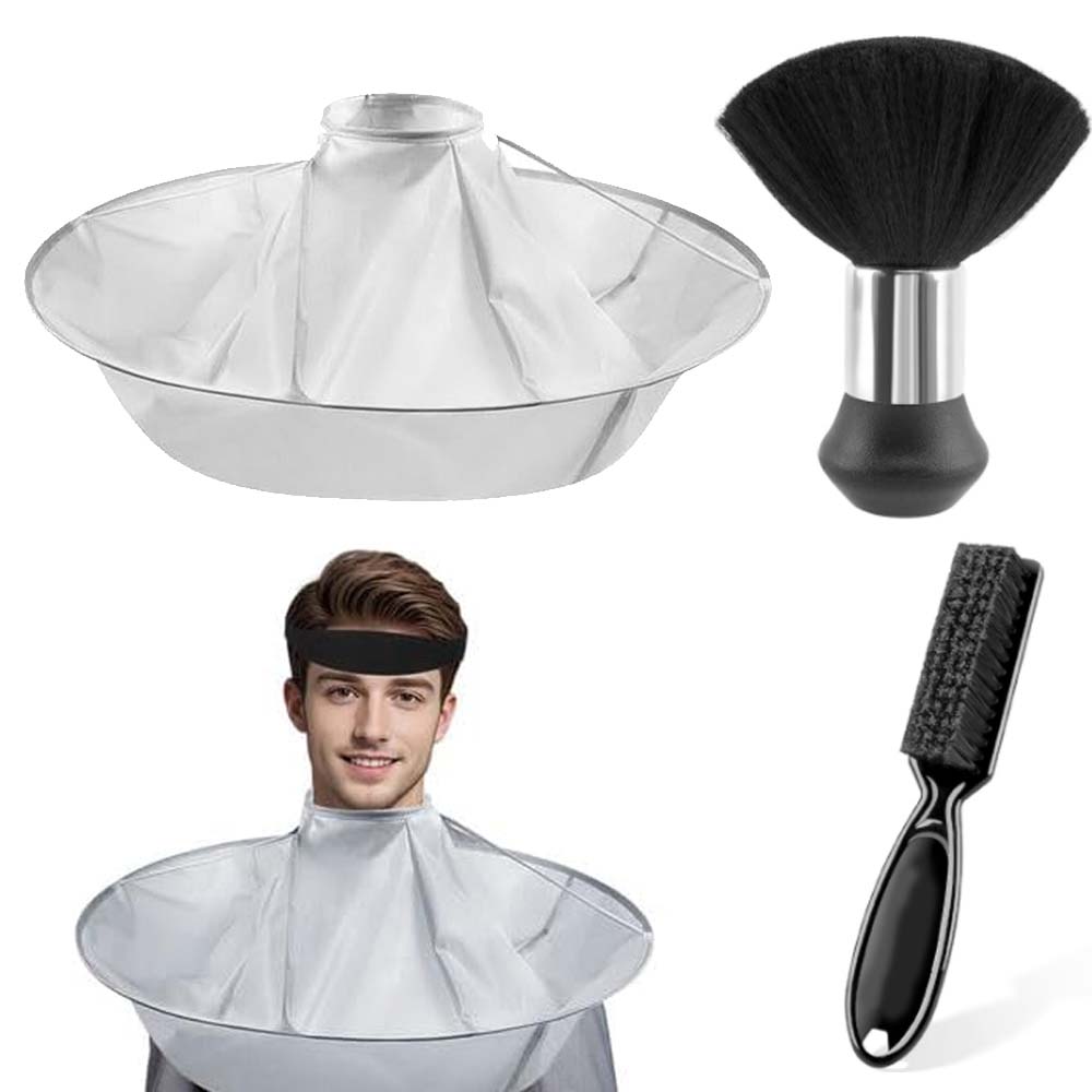AliExpress Hair Cutting Kit,with Neck Duster Brush and Barber Brush,Professional Barber Accessories Cleaning Supplies for Salon Haircut