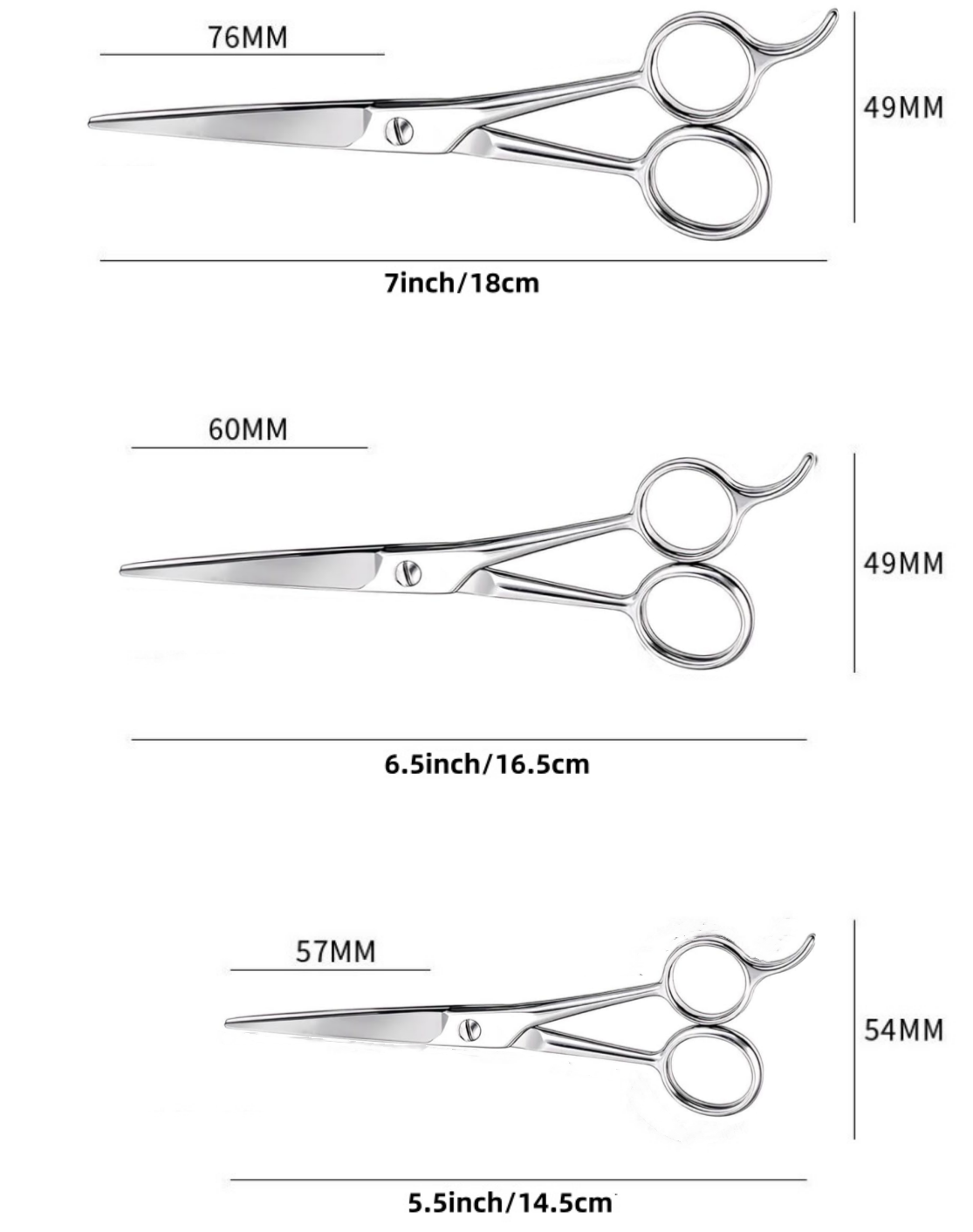 AliExpress Stainless Steel Hair Cutting Shears for Barbers, view 2