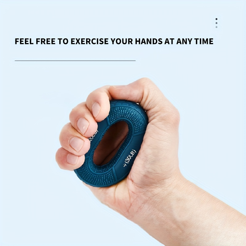 AliExpress Silicone Hand Grip Strengthening Ring (20-80 lb), view 3