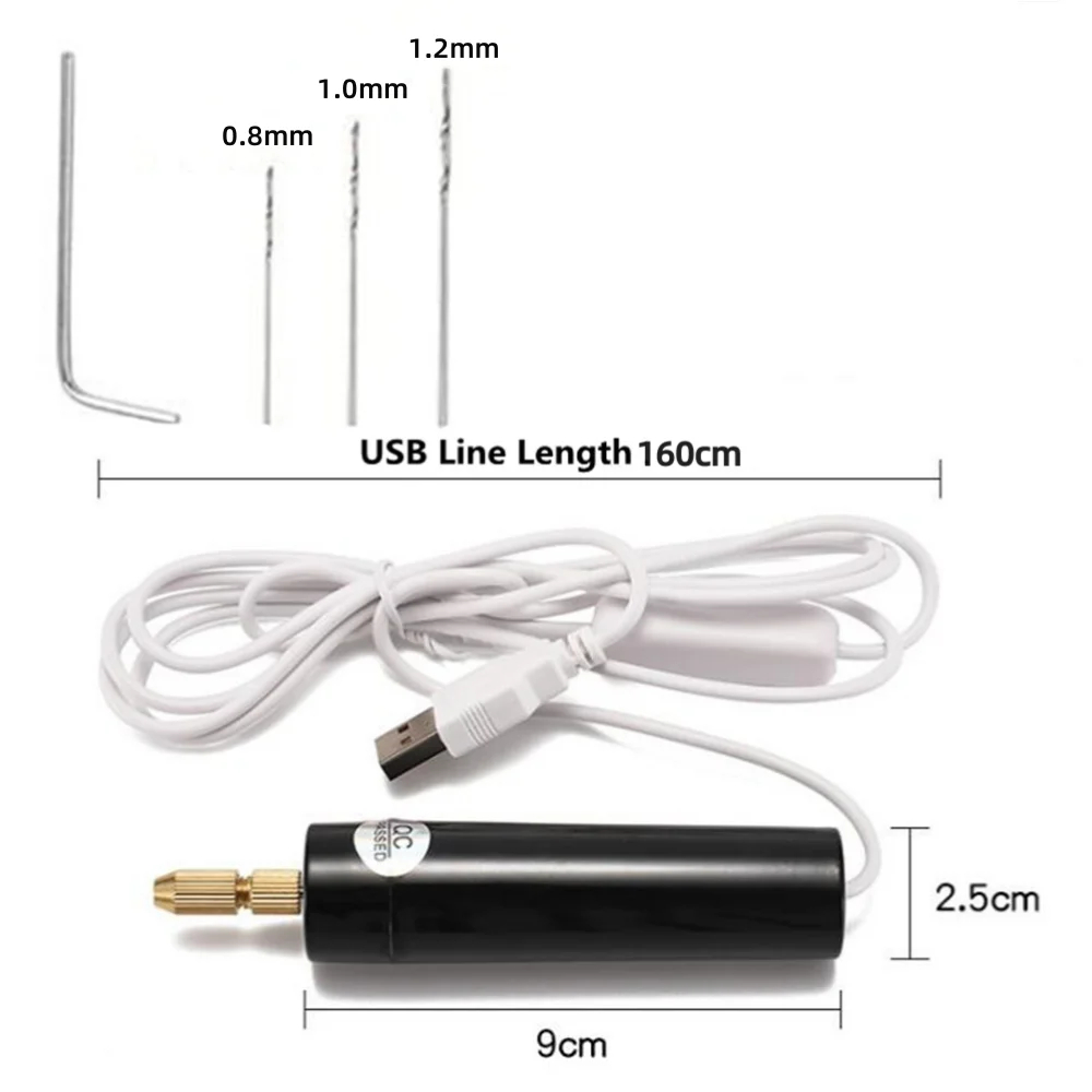 AliExpress Handheld Mini USB Electric Drill for Resin Crafts, view 6