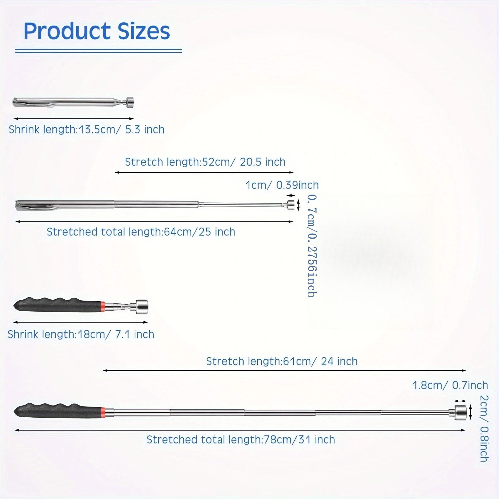 AliExpress Magnetic Telescoping Pickup Tool, view 2