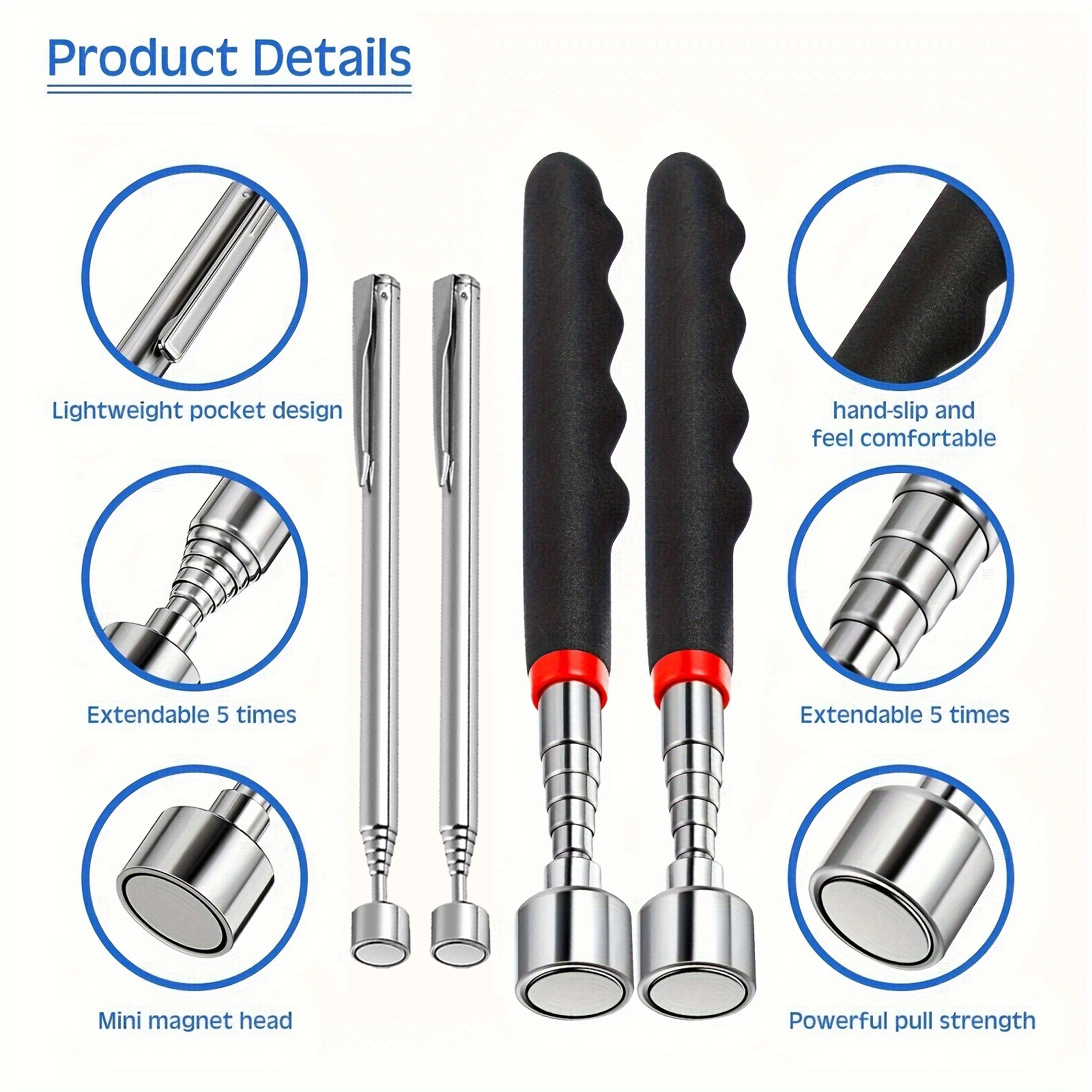 AliExpress Magnetic Telescoping Pickup Tool, view 3