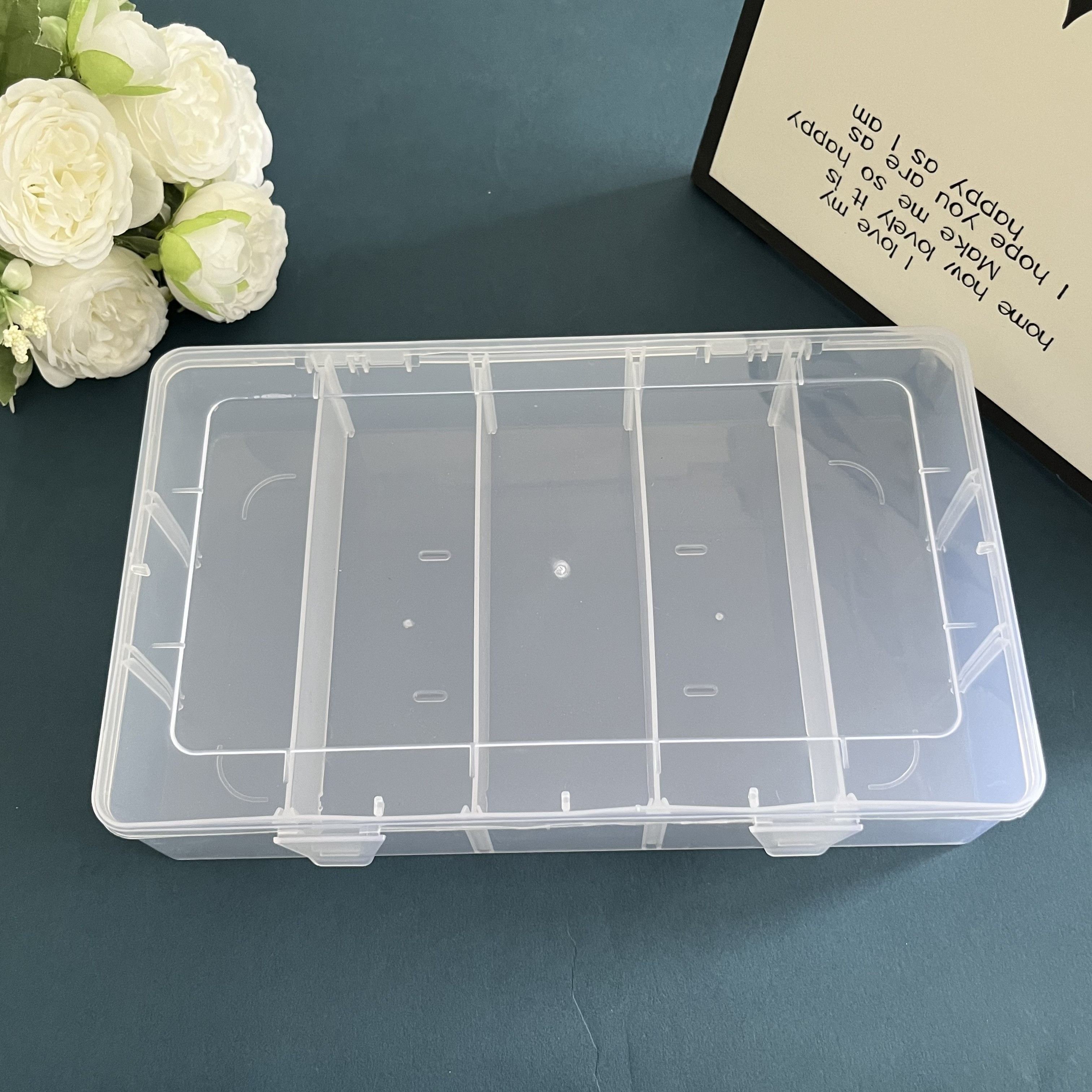 AliExpress Five-Compartment Transparent Hardware Storage Box, view 4