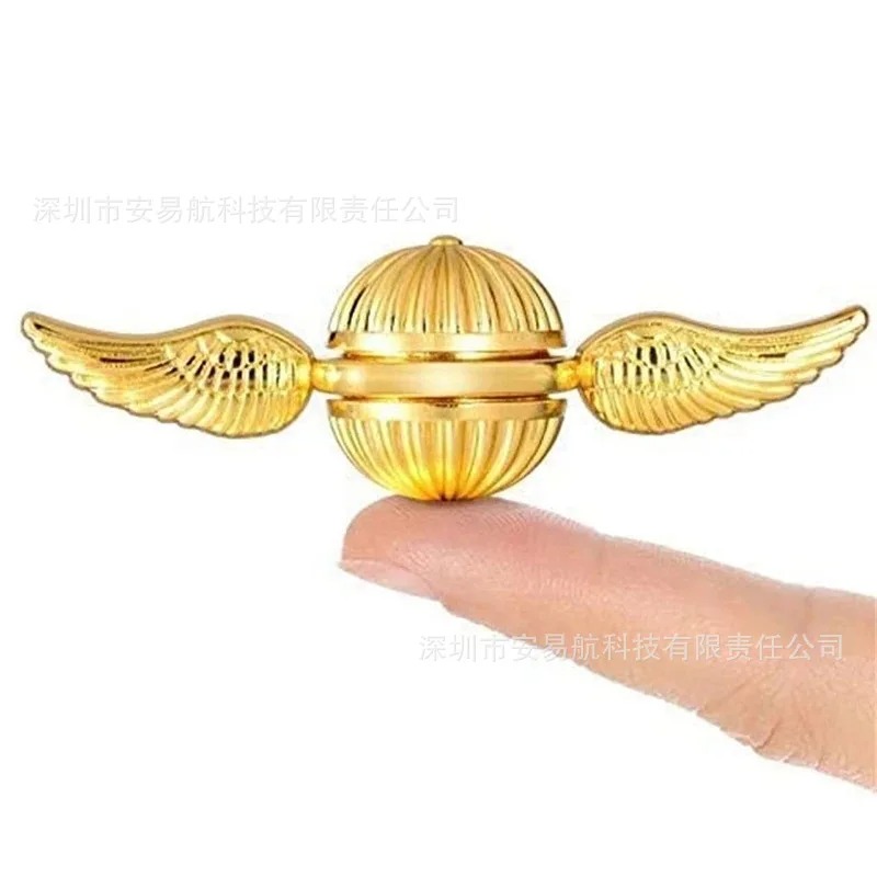 AliExpress Harries Magic Boy Hot Toys Fidget Spinner Golden Snitch Movie Peripherals Potters 5styles Fingertip Rotate Toys Stress Relief