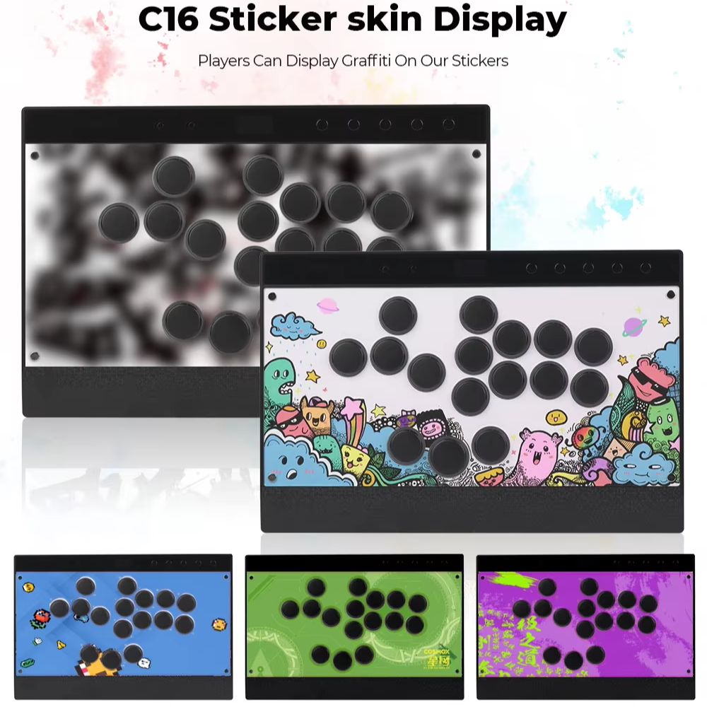 AliExpress Haute42 Magnetic Hitbox Leverless Controller Button Rim Arcade Controller For PC/PS4/PS5/Switch Stickless Arcade Stick Hitbox, view 6