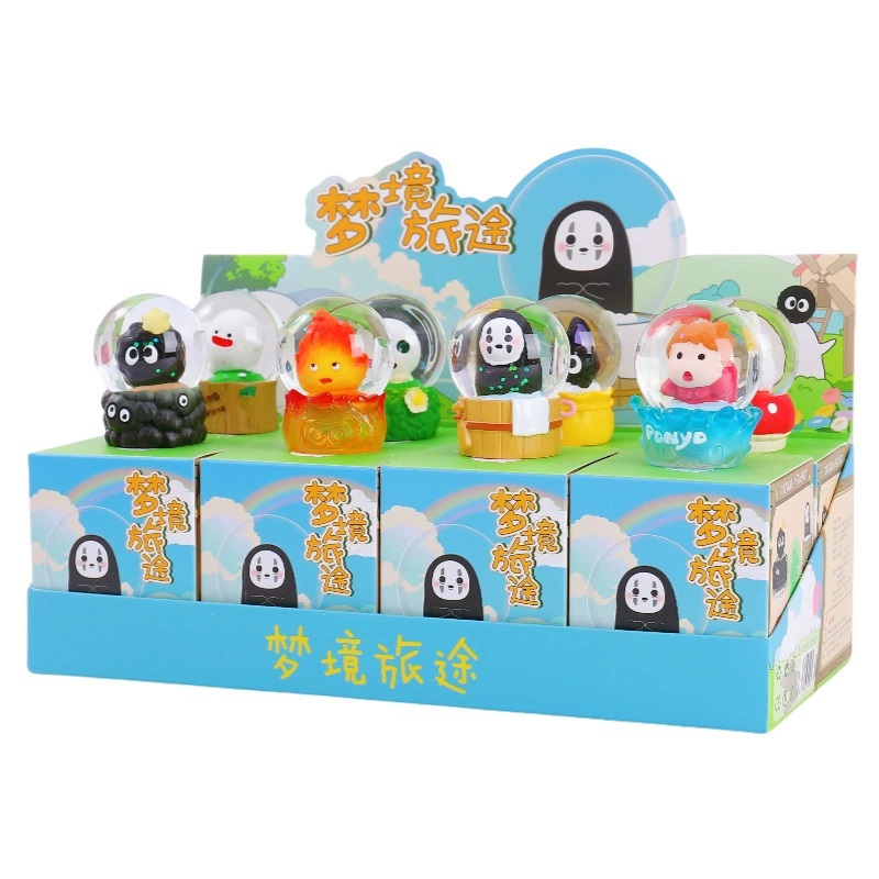AliExpress Hayao Miyazaki Dream Journey Crystal Ball Mystery Box Toy Collectible Figure Children'S Trendy Blind Box Surprise Gift