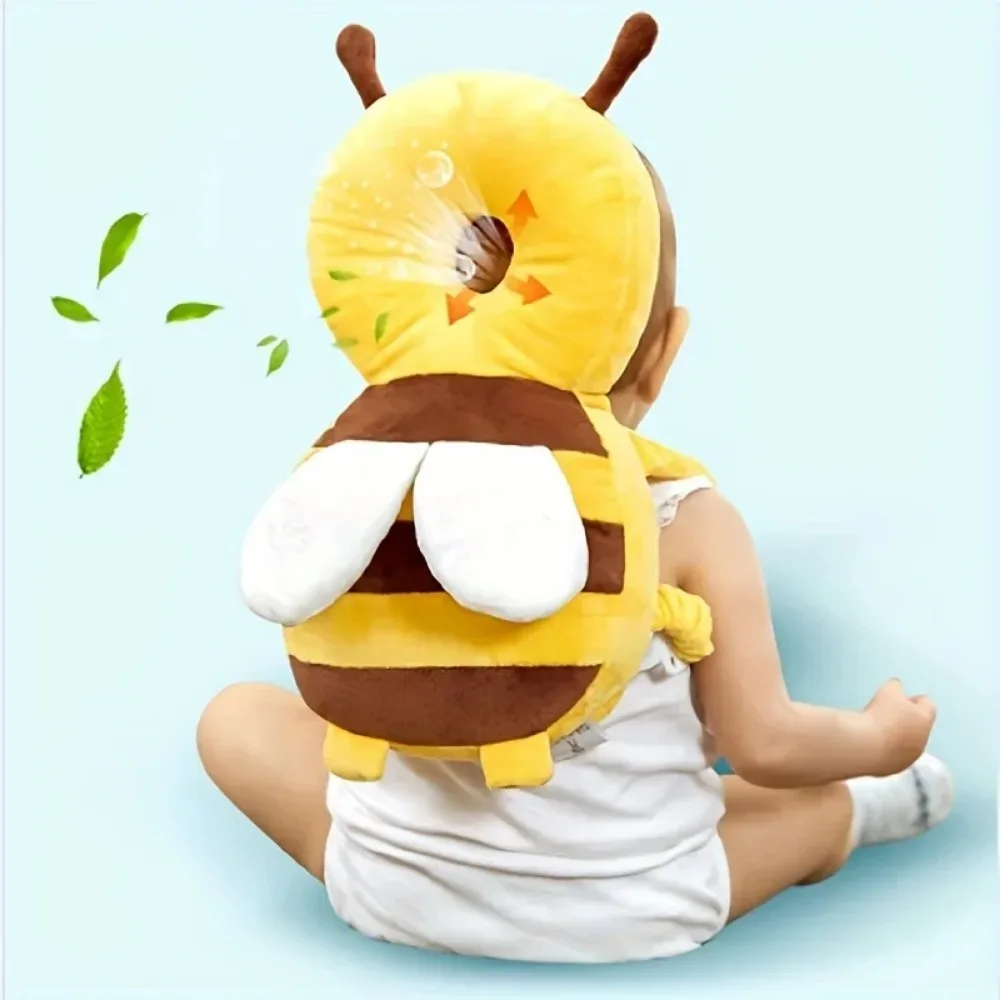 AliExpress Head Back Protector Baby Protect Pillow Learn Walk Head Protector Cushion Anti Fall Backward Cap Carry Cartoon Kids Safe Bibi, view 6