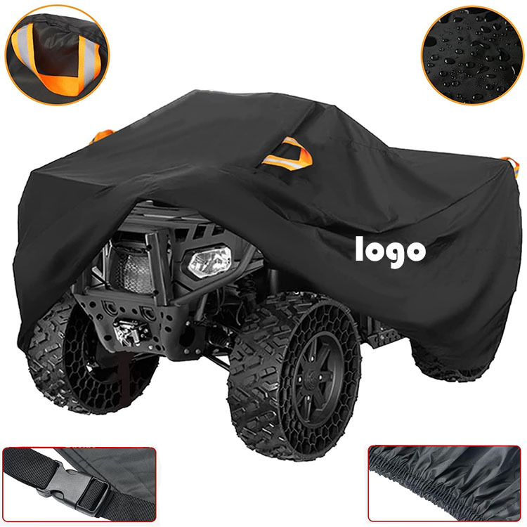 AliExpress Heavy Duty ATV Cover Waterproof Windproof 4 Wheeler Quad Bike Storage Cover Black All Weather Protection Car Quad Covers