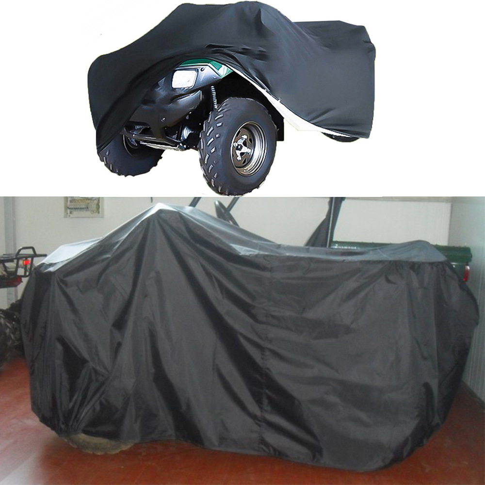 AliExpress Heavy Duty ATV Cover Waterproof Windproof 4 Wheeler Quad Bike Storage Cover Black All Weather Protection Car Quad Covers, view 5