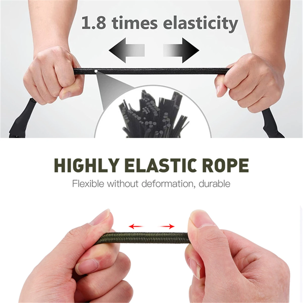 AliExpress Heavy-Duty Bungee Cord with Carabiner Hooks (Tie Strap), view 4