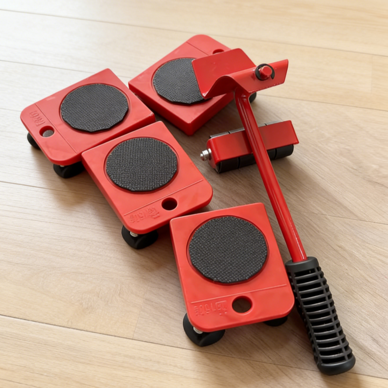 AliExpress Heavy-Duty Moving Rollers 2/4/5 Pieces Smooth Glide Sliders for Furniture Lifting and Moving, view 5