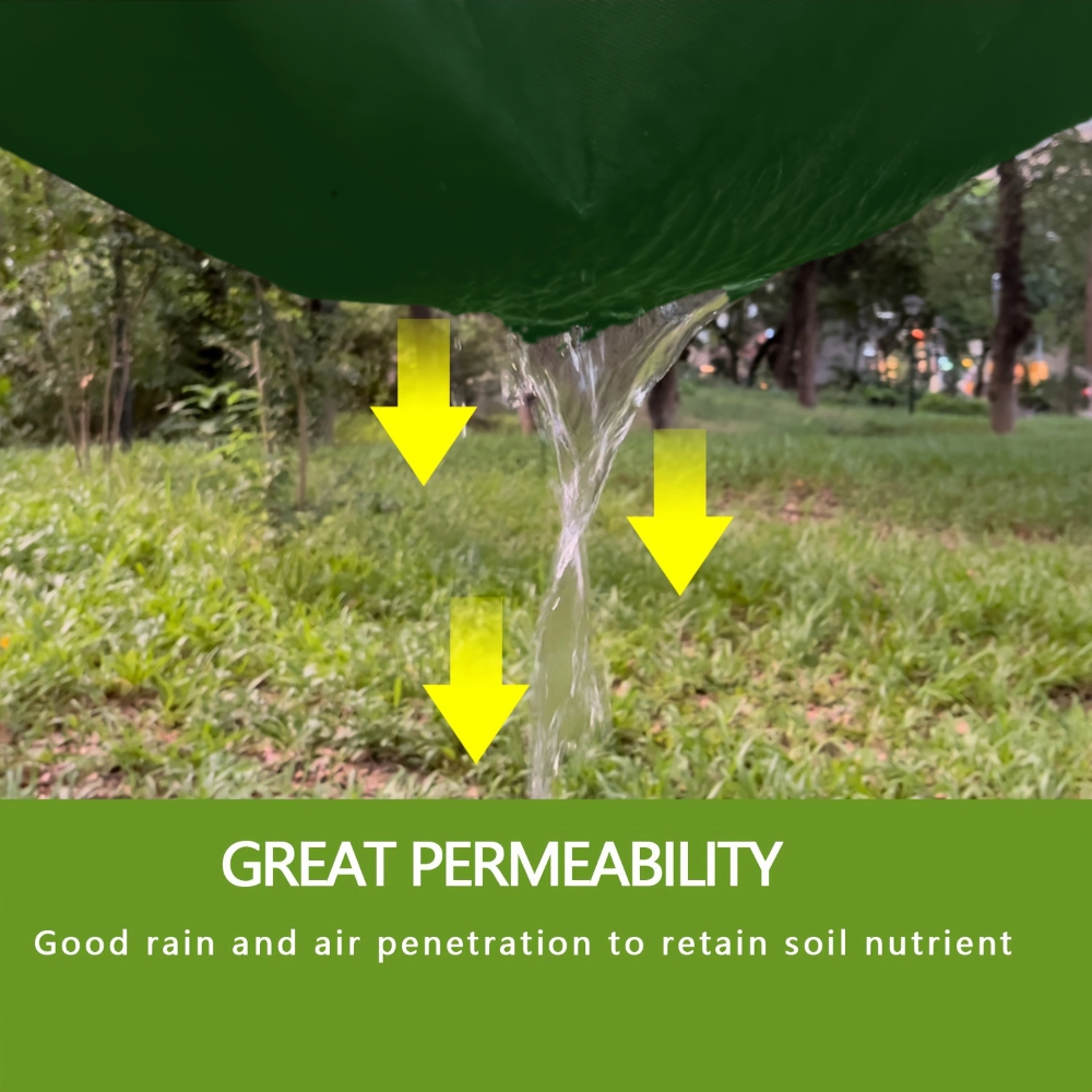 AliExpress Heavy-Duty Green Non-Woven Weed Barrier Fabric, view 2