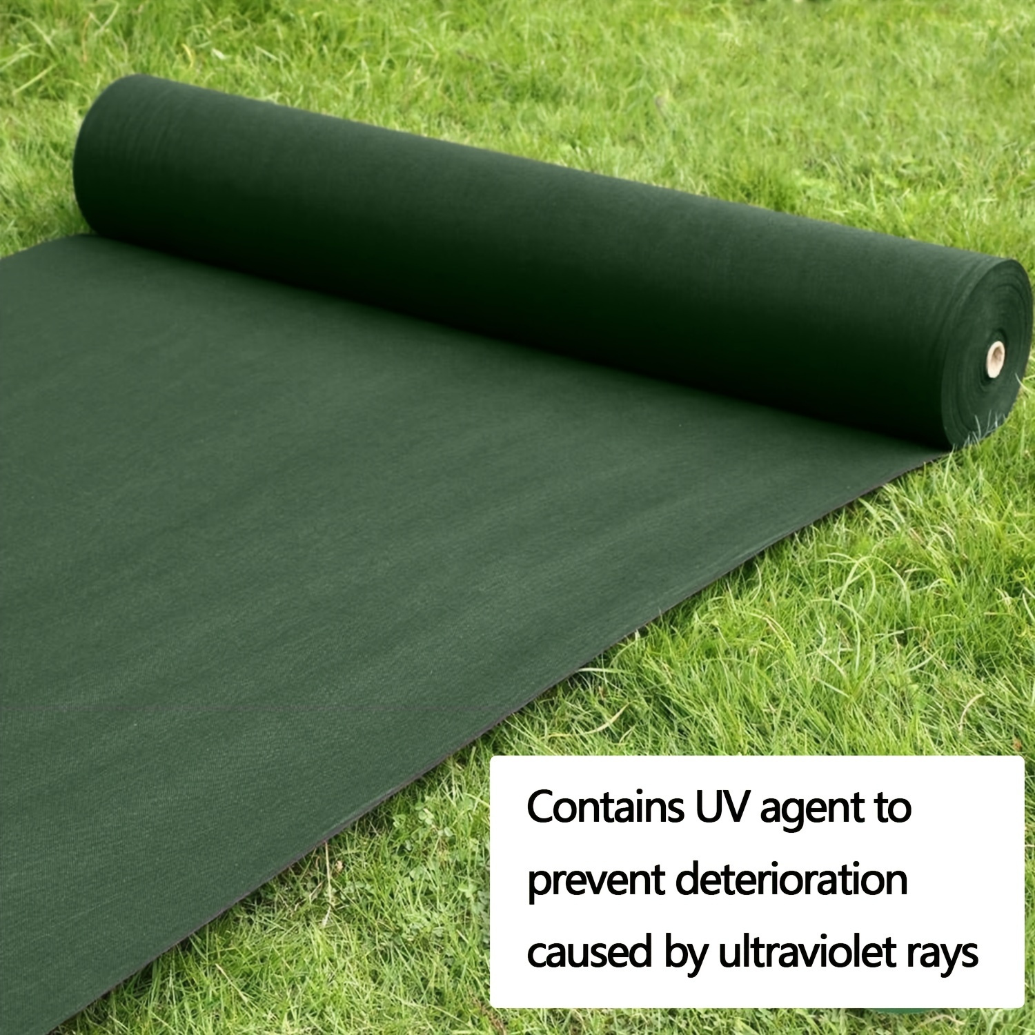 AliExpress Heavy-Duty Green Non-Woven Weed Barrier Fabric, view 3