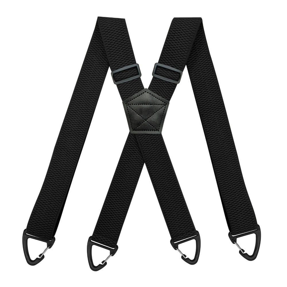 AliExpress Heavy Duty Suspenders for Men Work Biker Outdoor 3.8cm Wide X-Back with 4 Snap Hook Adjustable Elastic Trouser Braces Strap Belt