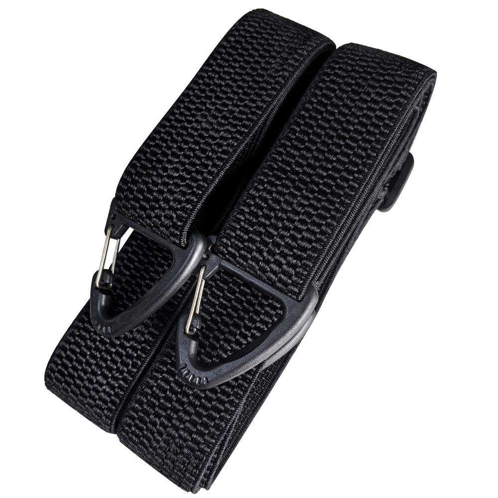AliExpress Heavy Duty Suspenders for Men Work Biker Outdoor 3.8cm Wide X-Back with 4 Snap Hook Adjustable Elastic Trouser Braces Strap Belt, view 5