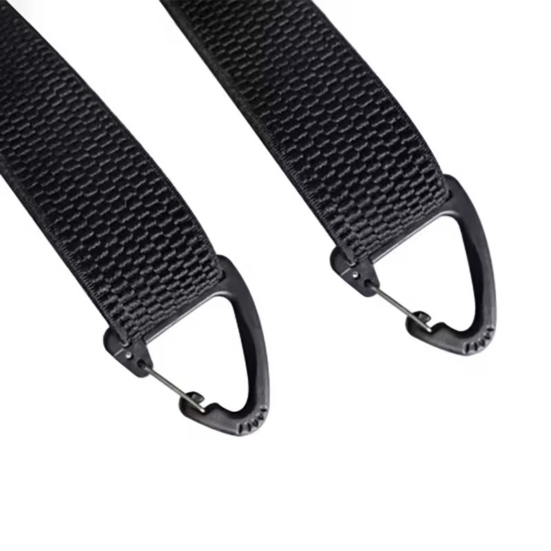 AliExpress Heavy Duty Work Suspenders for Men Wide X-Back with Plastic Gripper Clasps Adjustable Elastic Trouser Pants Braces-Black, view 5