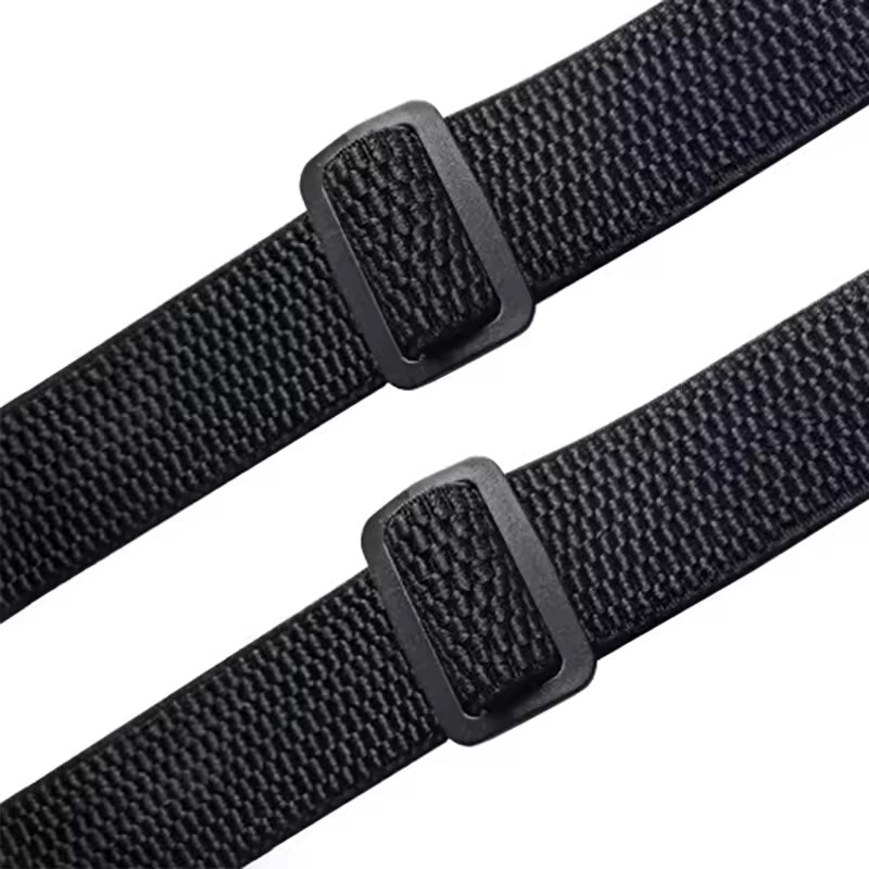 AliExpress Heavy Duty Work Suspenders for Men Wide X-Back with Plastic Gripper Clasps Adjustable Elastic Trouser Pants Braces-Black, view 6