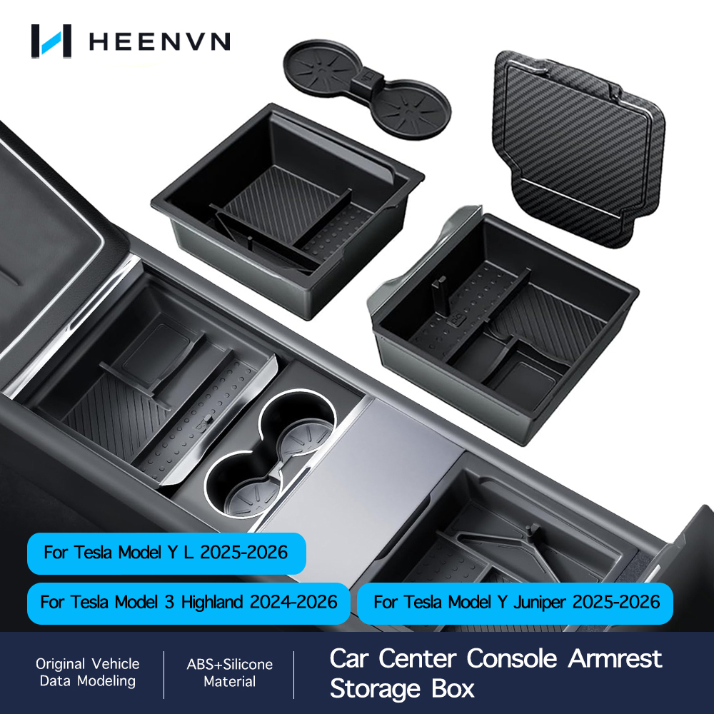 AliExpress ABS Console Armrest Storage Box for Tesla Model Y