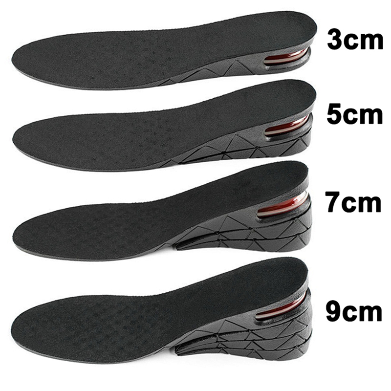 AliExpress Height Increase Insoles Air Cushion Elevator Shoe Insole Lifts Kits Inserts for Men Women Taller Insoles 3-9cm Variable Height