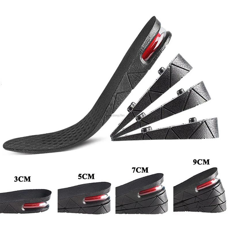AliExpress Height Increase Insoles Air Cushion Elevator Shoe Insole Lifts Kits Inserts for Men Women Taller Insoles 3-9cm Variable Height, view 2