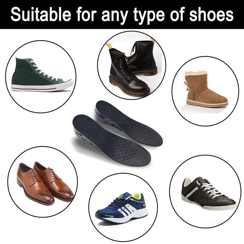 AliExpress Height Increase Insoles Air Cushion Elevator Shoe Insole Lifts Kits Inserts for Men Women Taller Insoles 3-9cm Variable Height, view 5