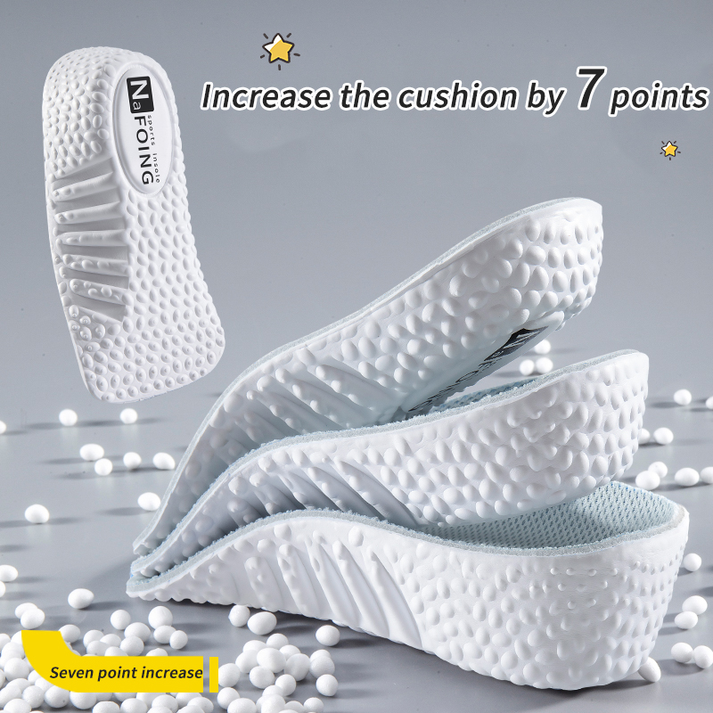 AliExpress Height Increase Insoles Men Women Shoes Flat Feet Arch Support Orthopedic Insoles Sneakers Heel Lift Memory Foam Soft Shoe Pads, view 6