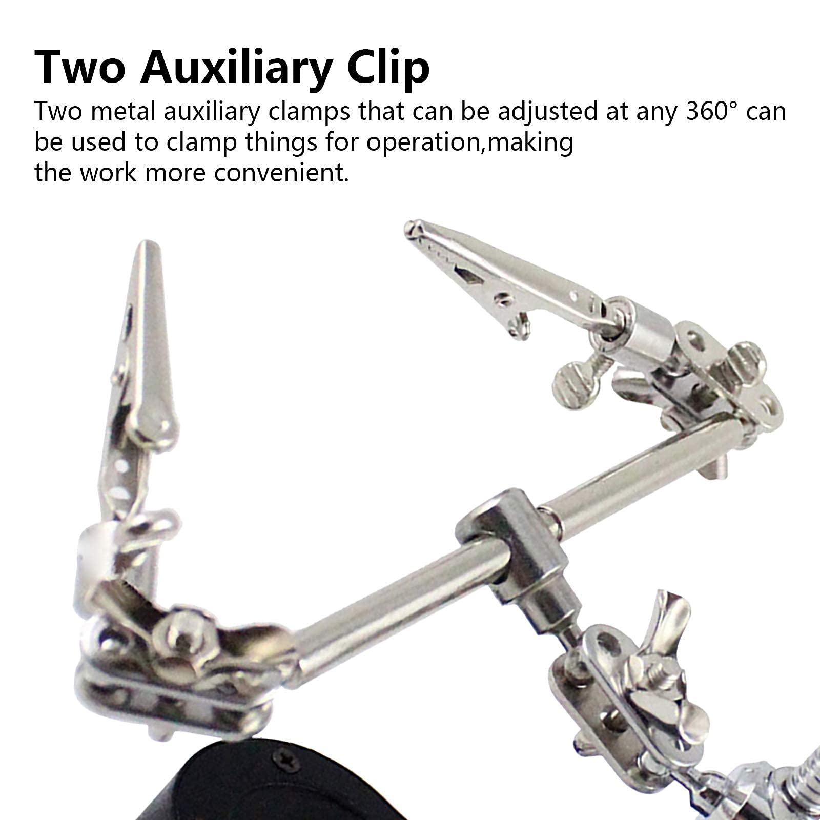 AliExpress Helping Hands Soldering Station with Magnifier, view 3