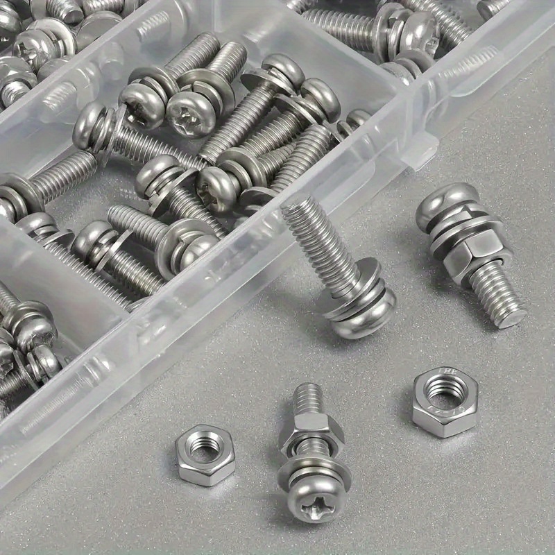 AliExpress M2-M5 Hex Nut and Bolt Assortment Kit (320 Pieces), view 2