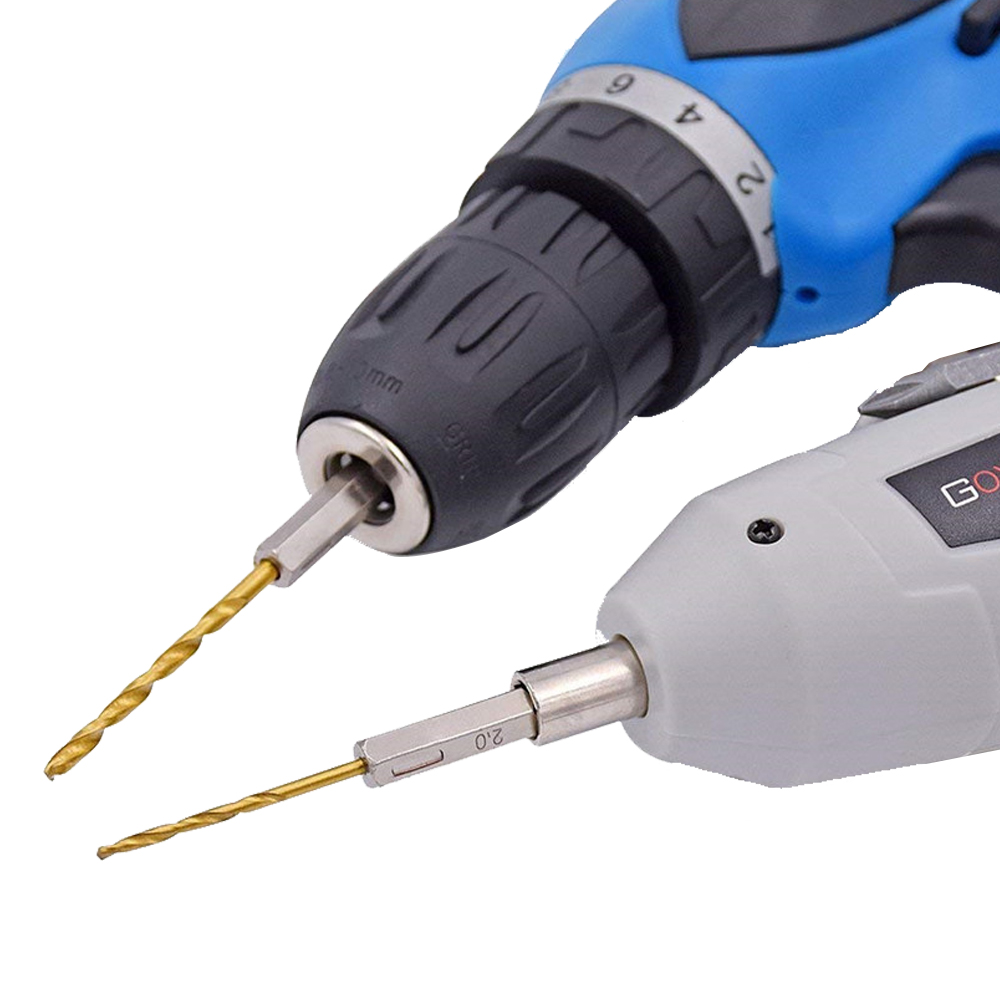 AliExpress Hexagonal Handle 13pc Titanium Plated Twist Drill 1.5-6.5mm Electric Drill Driver Drilling Air Screwdriver Tool Accessory Set, view 5