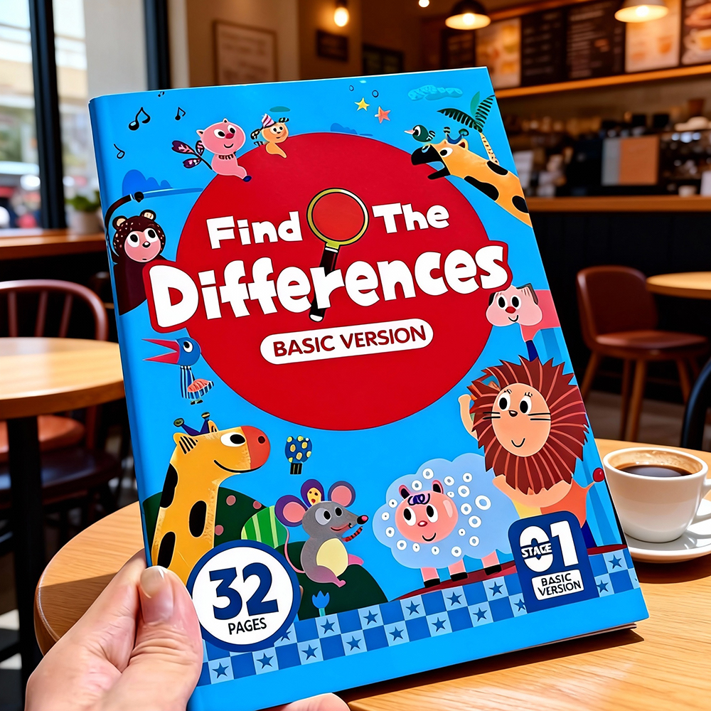 AliExpress 32-Page Hidden Differences Kids' Activity Book