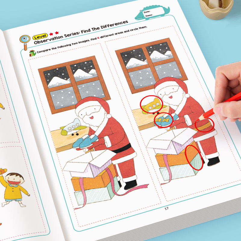 AliExpress 32-Page Hidden Differences Kids' Activity Book, view 4