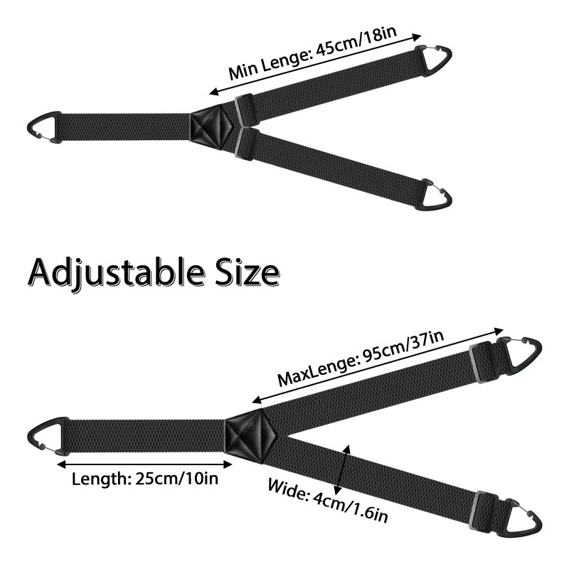 AliExpress Hidden Suspenders for Men Heavy Duty Work Under Y Back Suspender Clothes 1.5 Inches with 3 Snap Loop, view 3