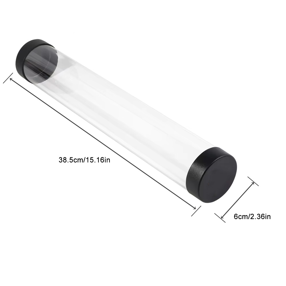 AliExpress High-Definition Transparent Pvc Round Storage Tube Game Mat  Mouse Pad  Storage Box  Categorized Display  Compact And Portable, view 6