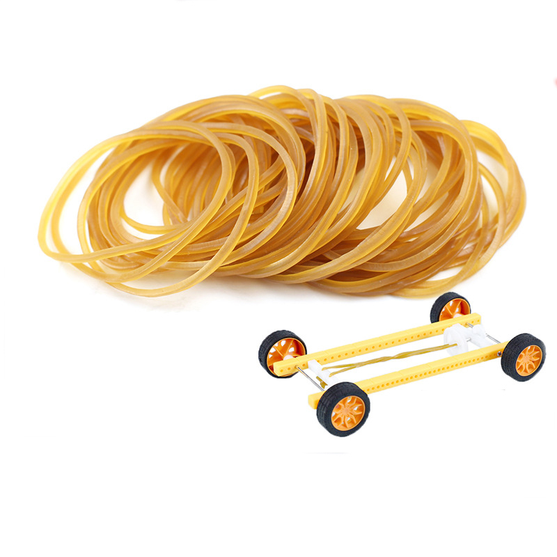 AliExpress High-elasticity Durable and High-temperature Resistant Yellow Rubber Band Industrial Toys Are Widely Used Set 100/300/666 Pieces, view 2