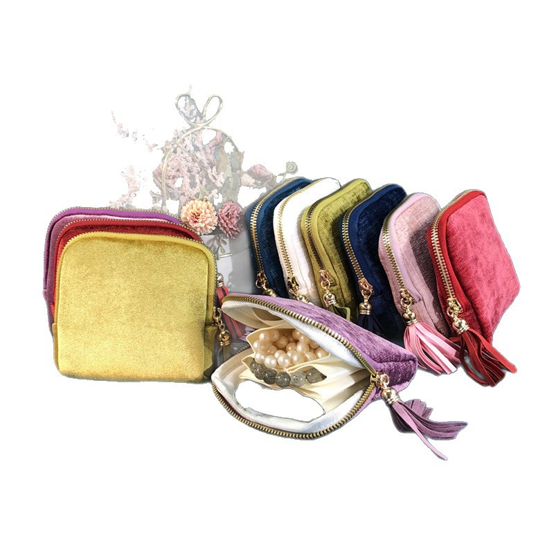 AliExpress Six-Layer Velvet Bracelet Storage Bag, view 4