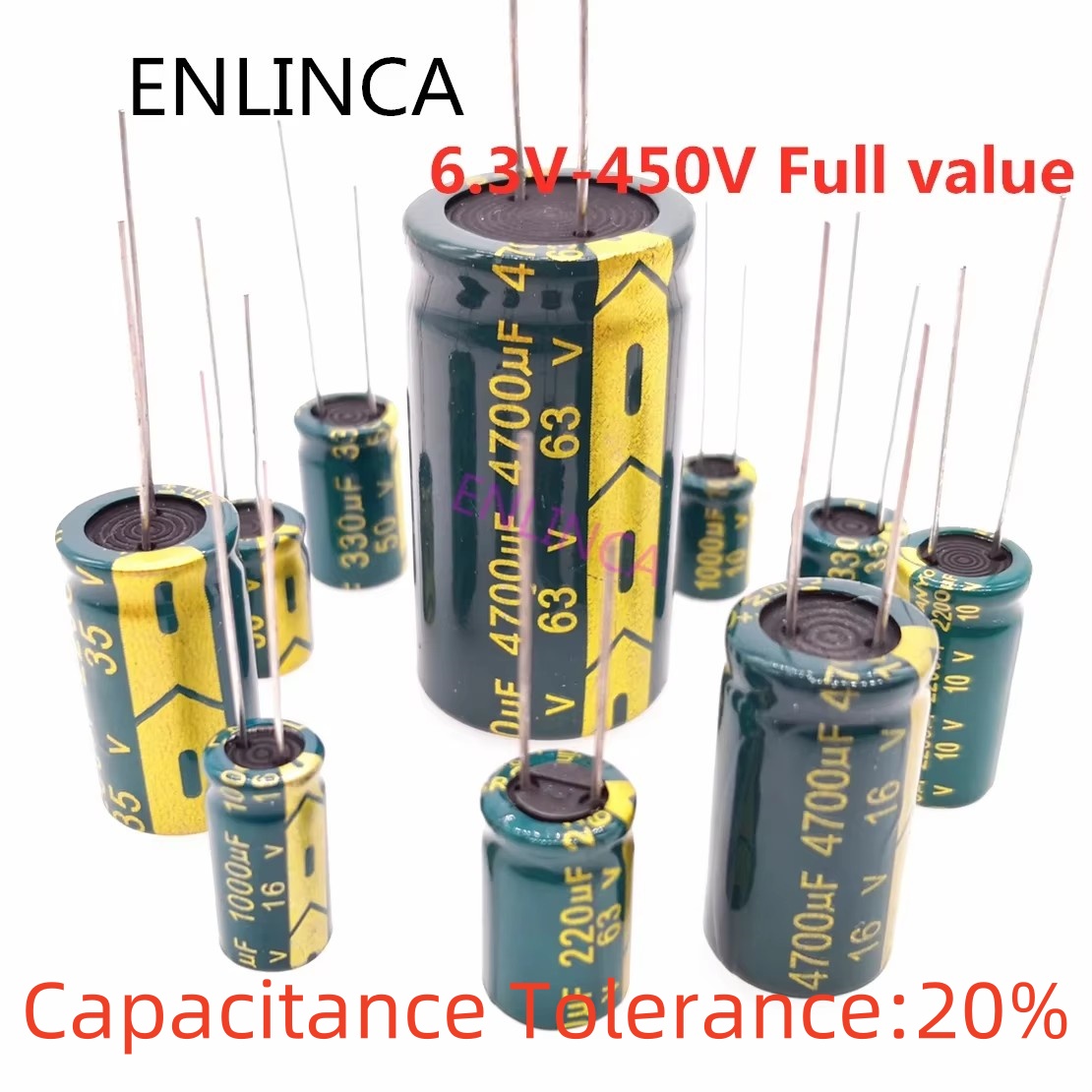 AliExpress High Frequency Electrolytic Capacitor 16V 25V 35V 50V 63V 100V 400V 100UF 220UF 330UF 470UF 680UF 1000UF 2200UF Tolerance 20%